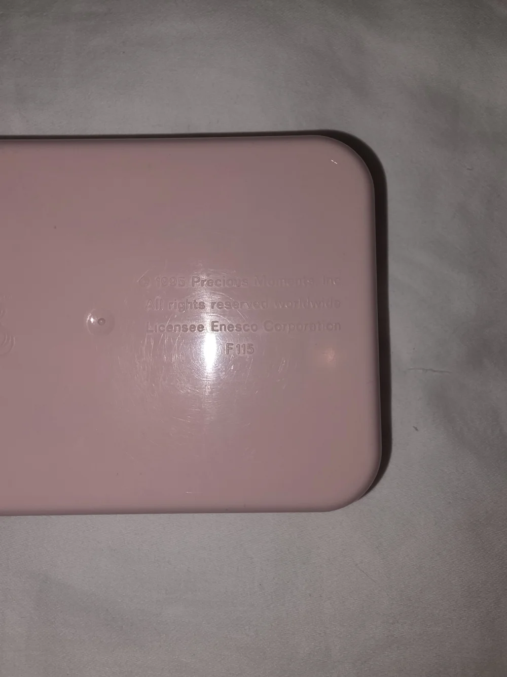 *Vintage* Pink Precious Moments 'Ouch Kit' First Aid Case